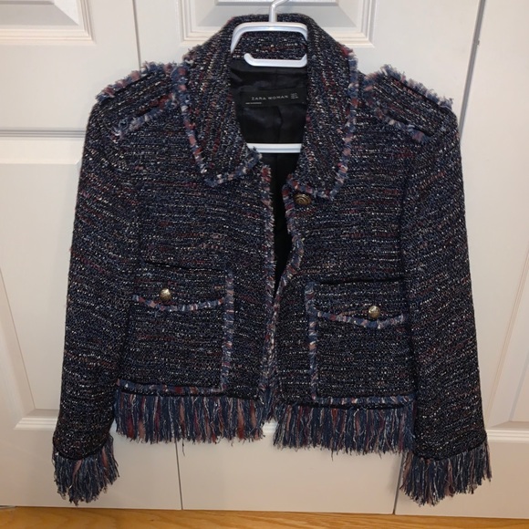 Zara tweed blazer